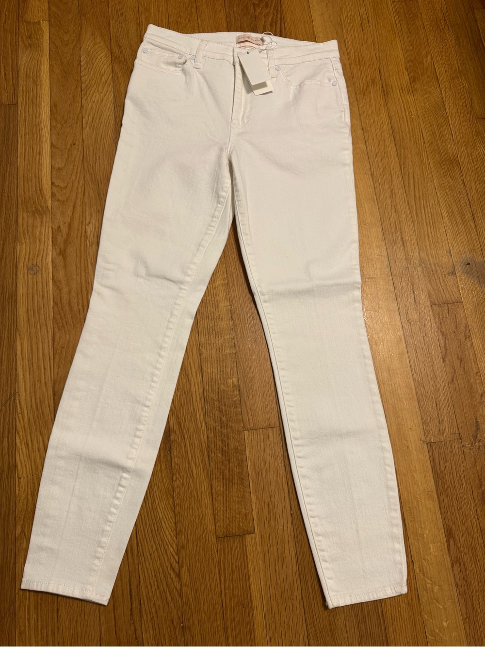Tory Burch White Skinny Jeans